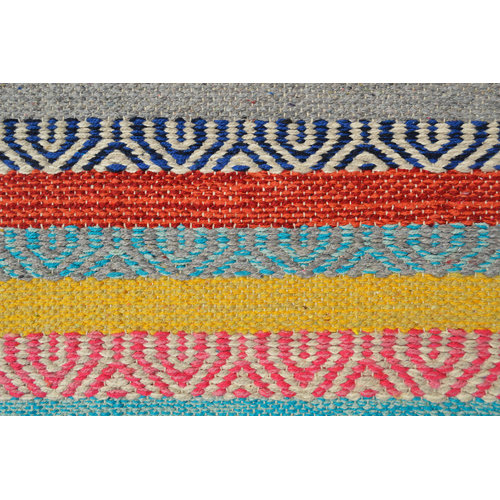 Bakero Saffron Handmade Kilim Cotton Red/Yellow/Blue Rug & Reviews